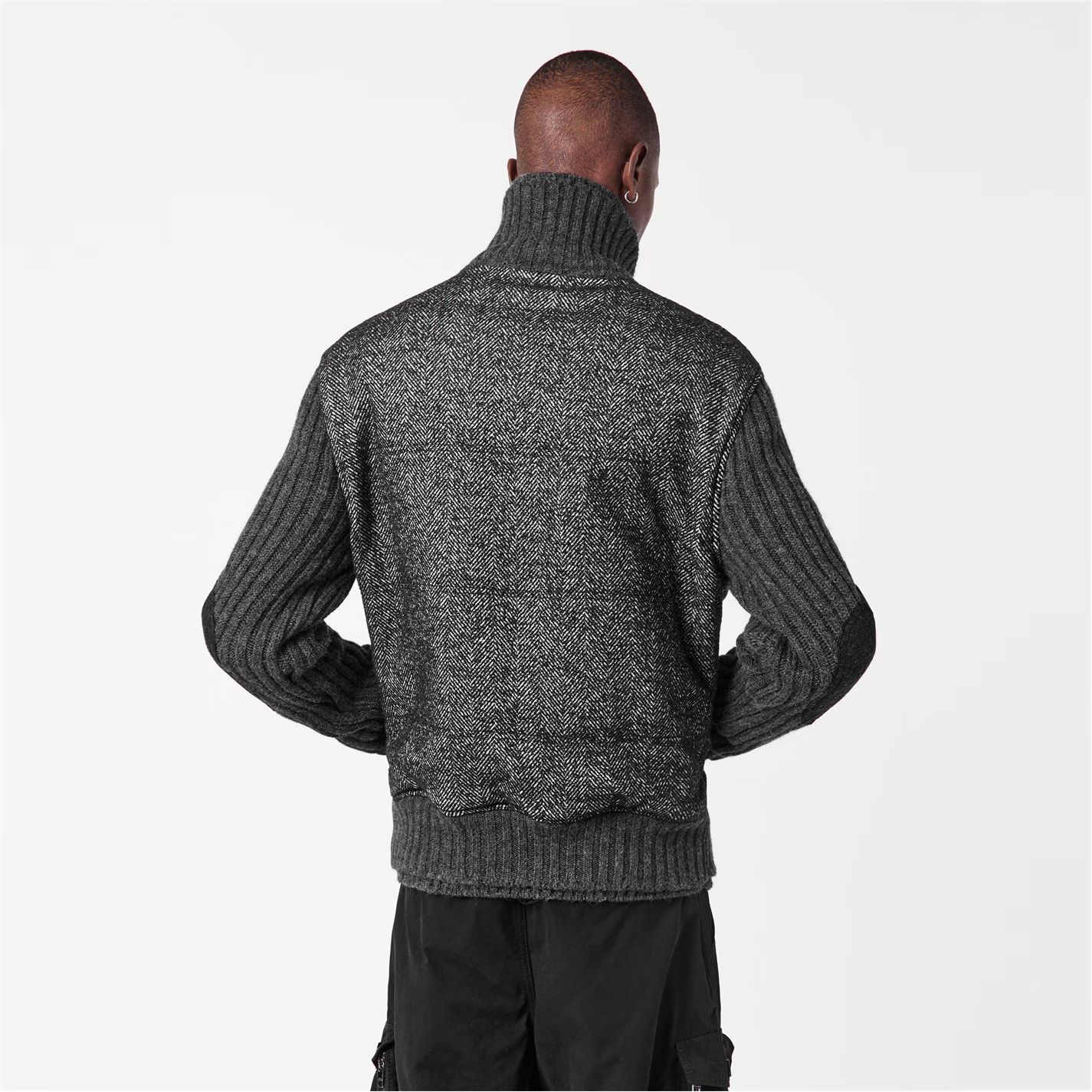 Dolce & Gabbana o1g2r1mq0426 Structured Quilted Jacket in Dark Grey Size US XL / EU 56 / 4 - 4 Thumbnail