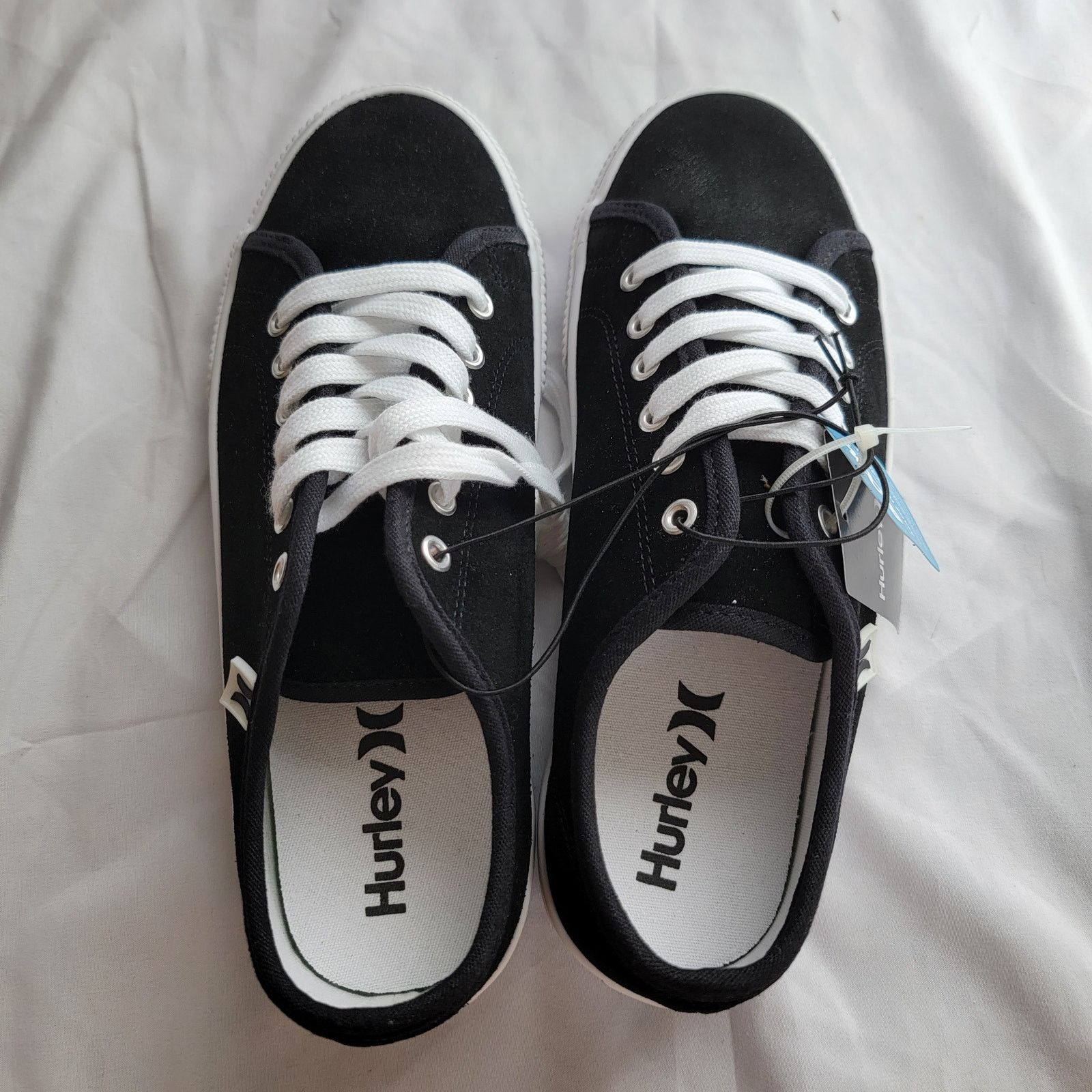 Hurley Hurley Black Suede Low Top Sneakers Size 7.5 Size US 7.5 / IT 37.5 - 10 Thumbnail