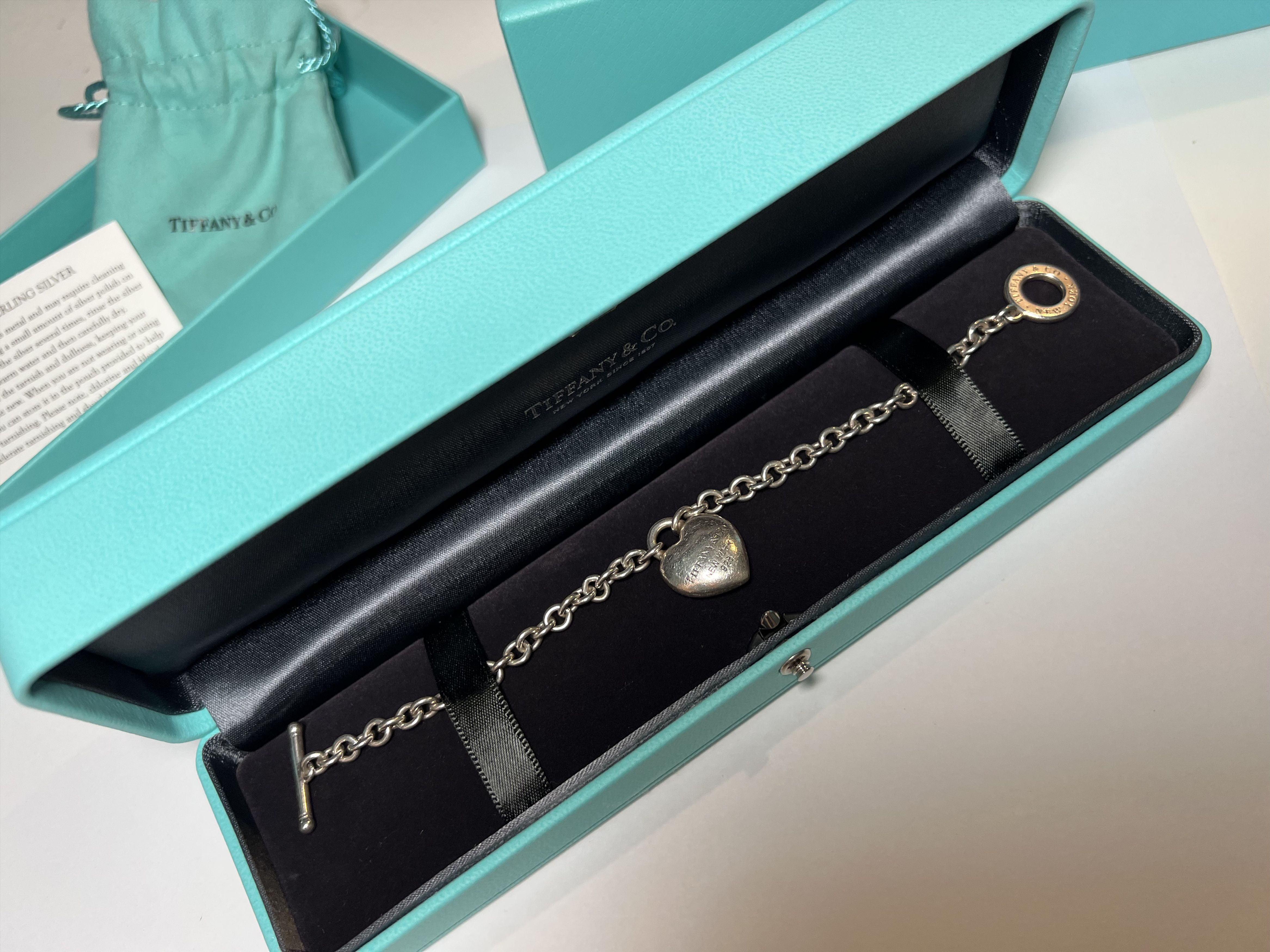 Tiffany & Co. Tiffany "Full Heart" toggle bracelet sterling silver Size ONE SIZE - 1 Thumbnail