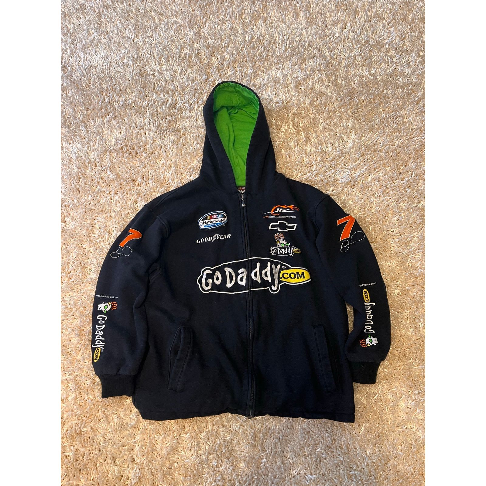 NASCAR Go Daddy NASCAR Cotton Hoodie Size US XL / EU 56 / 4 - 2 Thumbnail