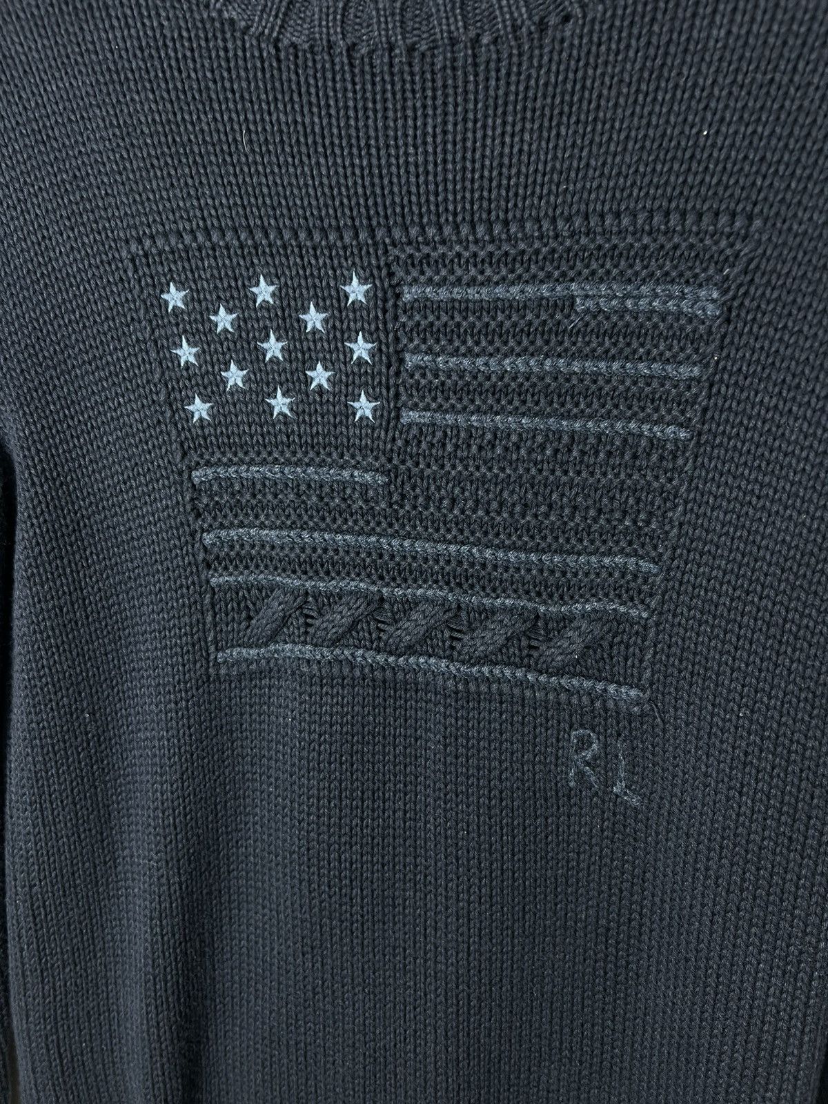 Polo Ralph Lauren Vintage streetwear Polo Ralph Lauren American Flag Sweater Size S / US 4 / IT 40 - 2 Thumbnail