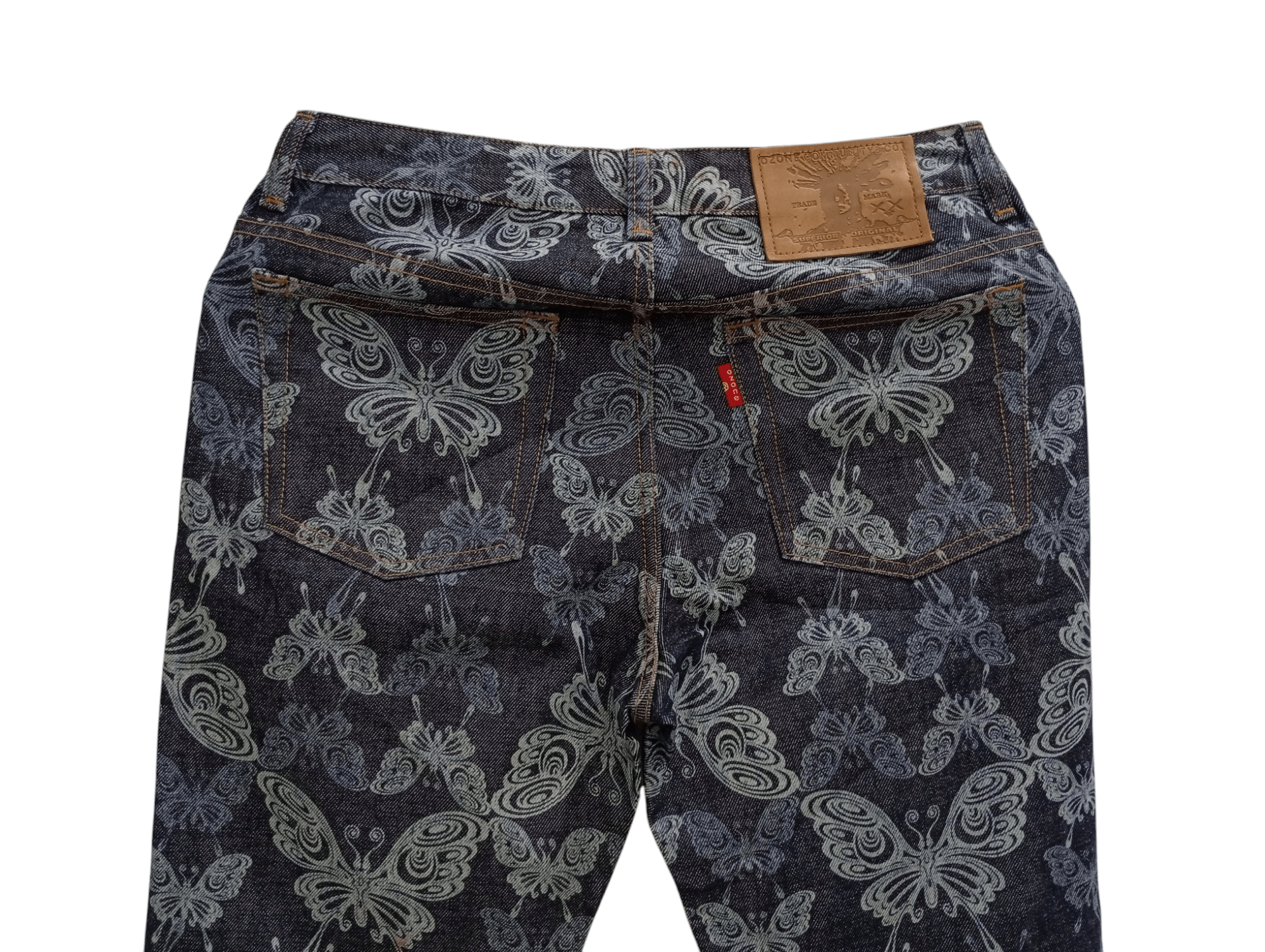 Japanese Brand × Vintage 🔥🔥Ozone Community Full Print Butterfly Motif Pants Jeans Size US 28 / EU 44 - 21 Thumbnail