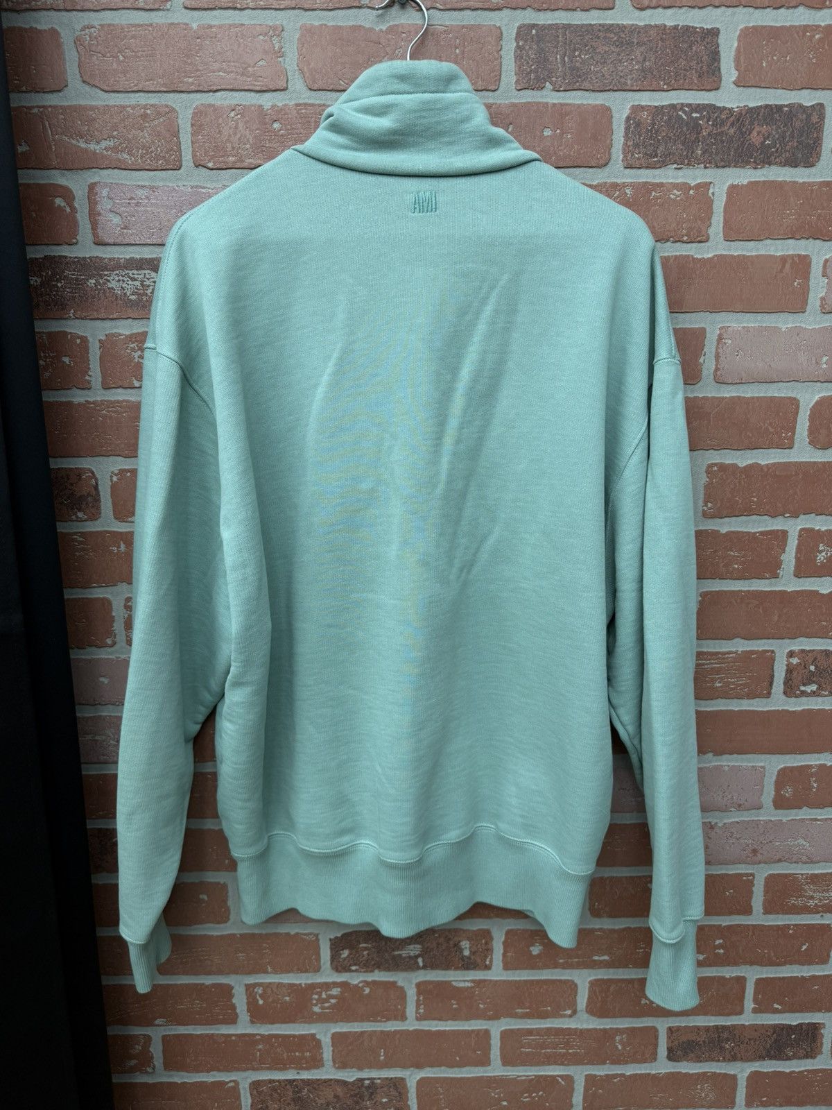 AMI green AMI Paris Ami de Cœur half-zip Sweatshirt size XXL Size US XXL / EU 58 / 5 - 6 Thumbnail