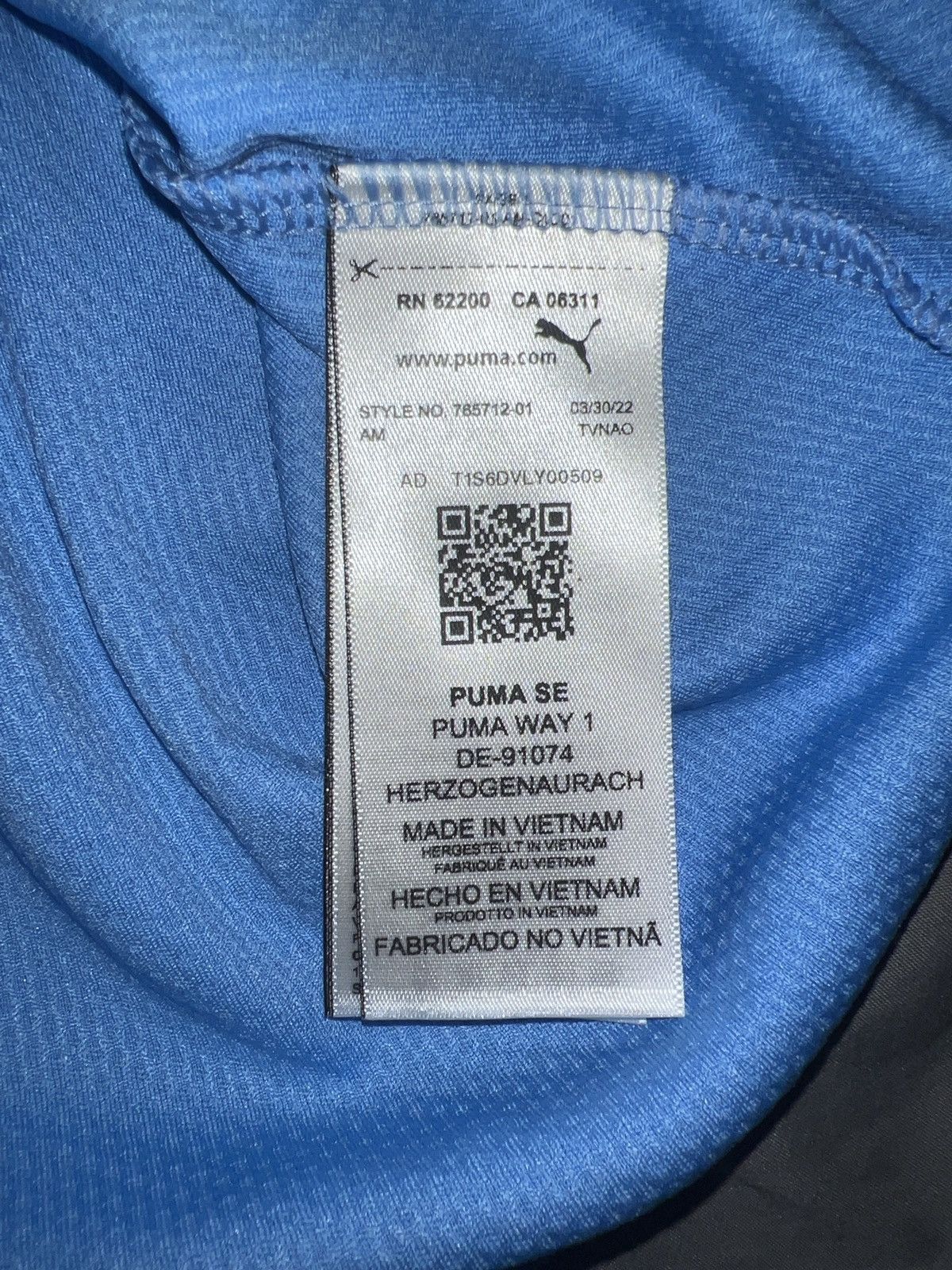 Puma Puma Manchester City Jersey/Kit Size US L / EU 52-54 / 3 - 5 Thumbnail
