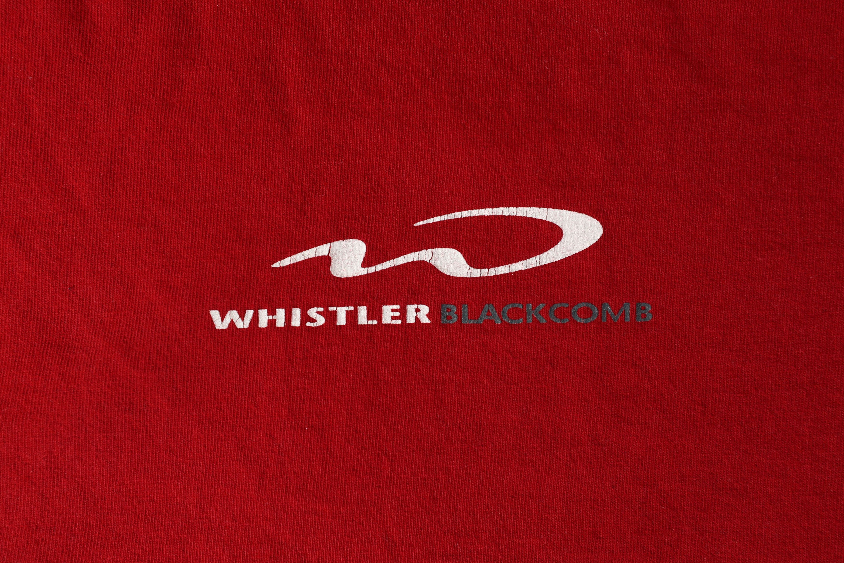 Vintage Whistler Blackcomb Vintage Red Tee (XL) Size US XL / EU 56 / 4 - 4 Thumbnail