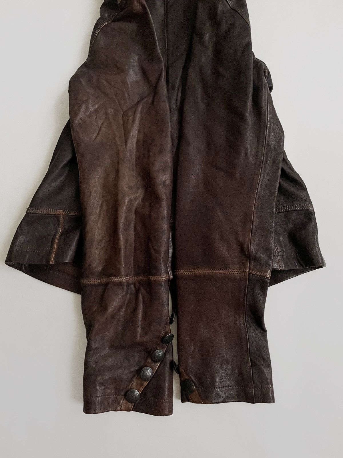 Other Hunkidory boho leather brown jacket 2000s Size S / US 4 / IT 40 - 7 Thumbnail