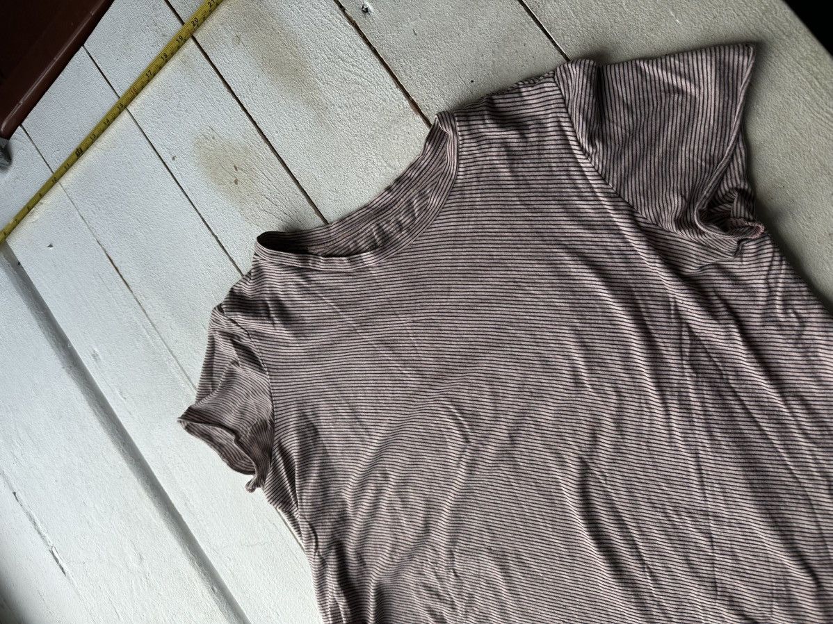 Allsaints 🚨ALLSAINTS WOMEN ASYMMETRICAL T-SHIRT TOP LUXURY OPIUM Size M / US 6-8 / IT 42-44 - 2 Thumbnail
