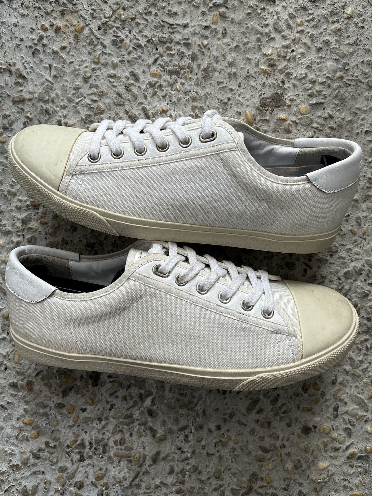 Celine SS20 Celine Blank Canvas Low top Sneaker Size US 7 / EU 40 - 5 Thumbnail