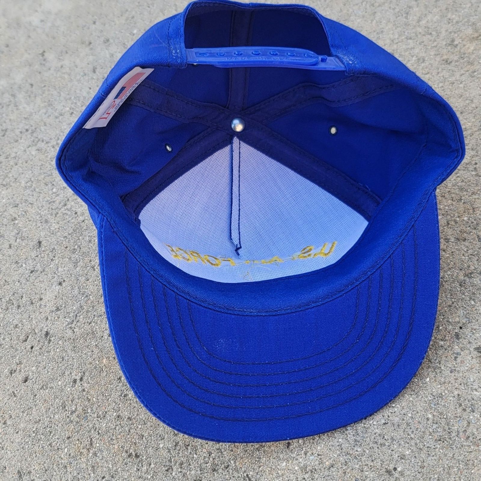 The Unbranded Brand Vtg US Air Force Snapback Retired Hat Size ONE SIZE - 5 Thumbnail