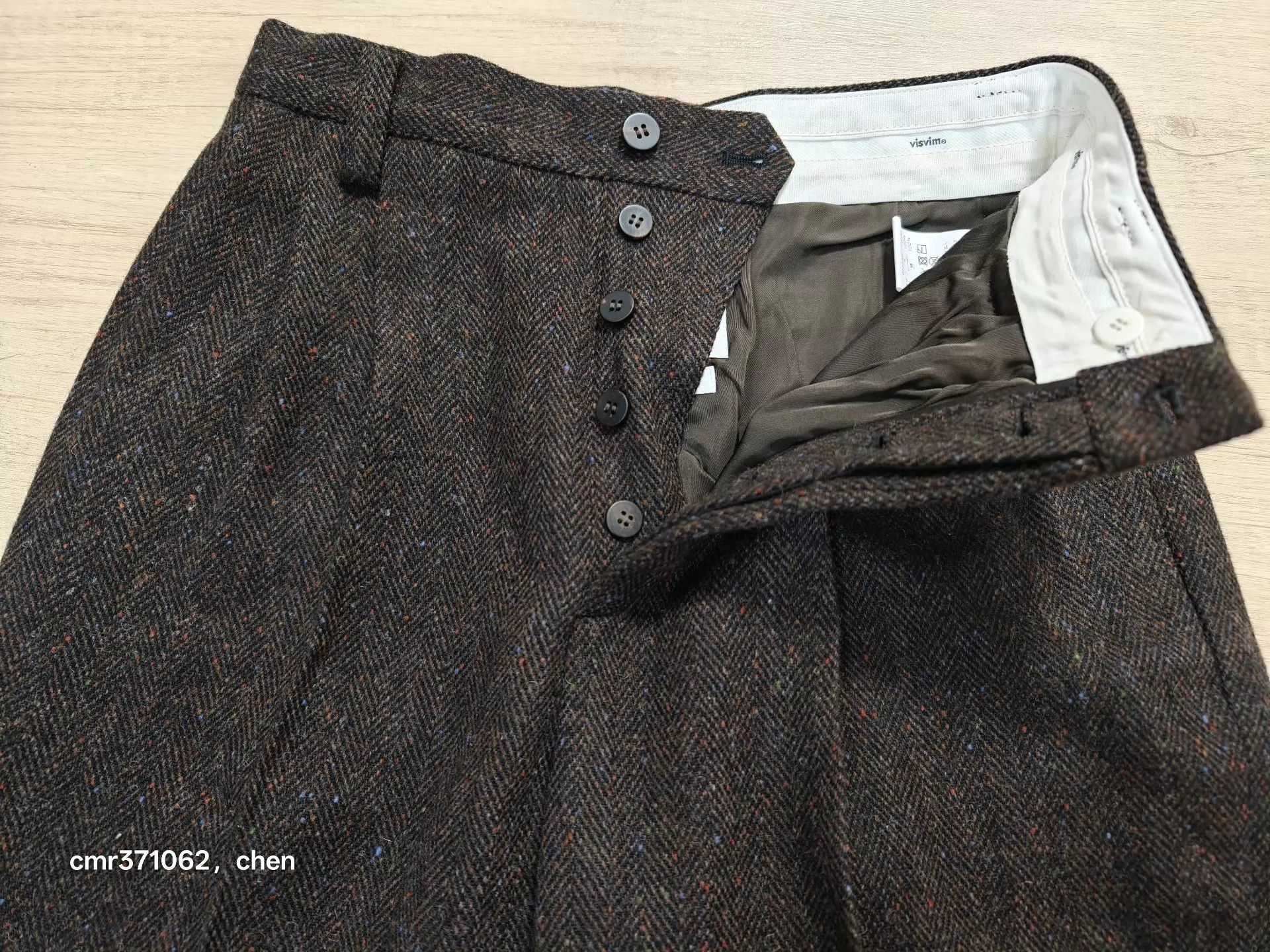 Visvim VISVIM 24AW RUSSO PANTS DONEGAL TWEED dk brown 3 Size US 34 / EU 50 - 3 Thumbnail
