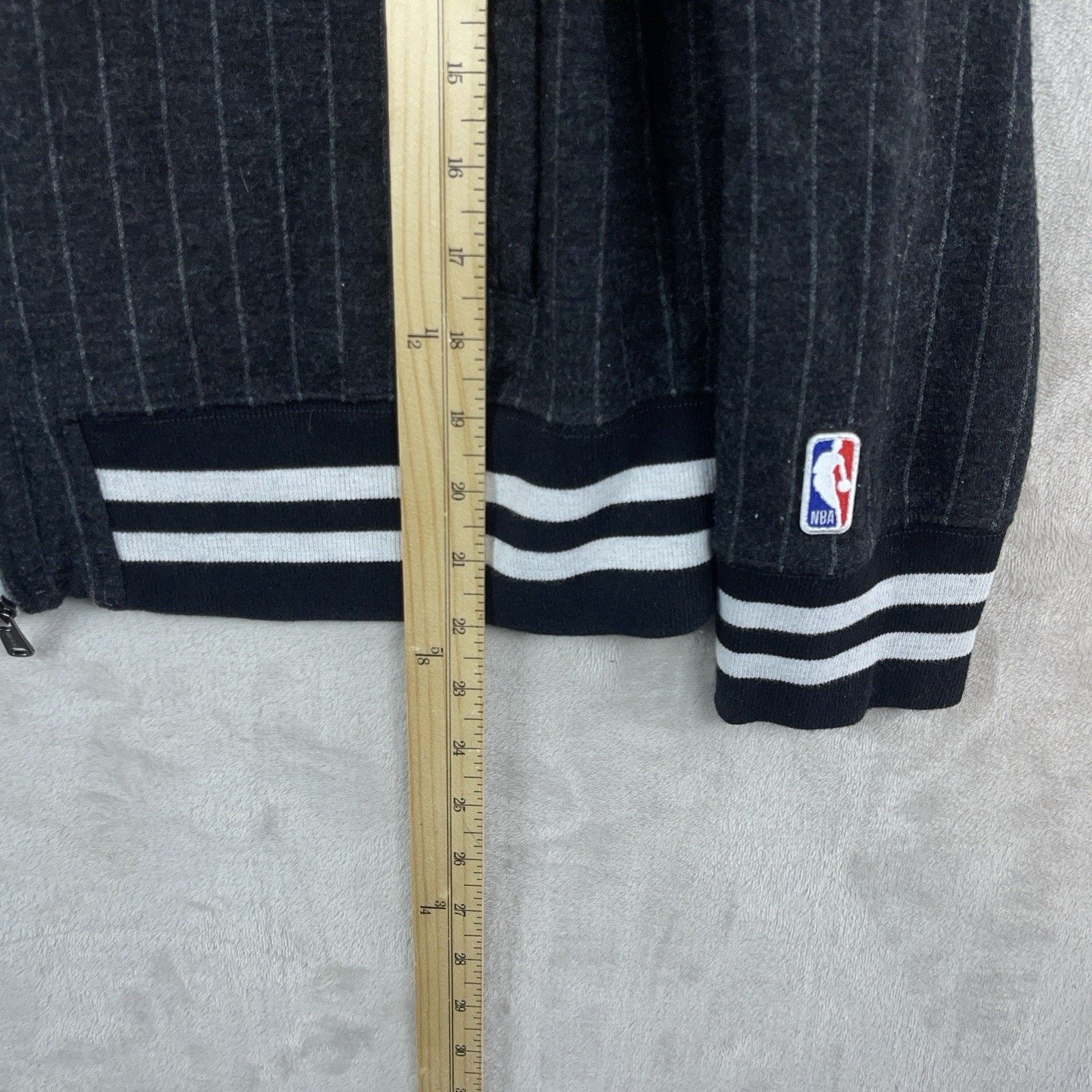 Todd Snyder Todd Snyder x NBA Knicks Wool-Blend Pin Stripe Track Jacket Size US M / EU 48-50 / 2 - 9 Thumbnail