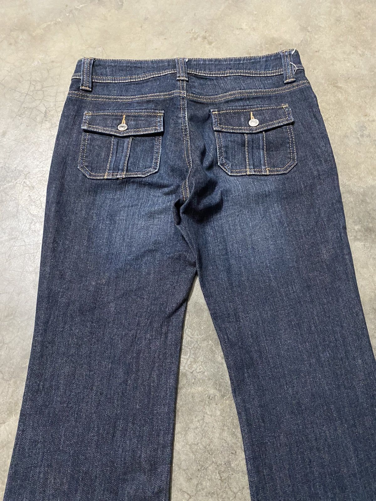 Hysteric Glamour × Japanese Brand Flare Jeans Japanese Blue Bush Boot Cut Denim Size US 31 - 15 Thumbnail