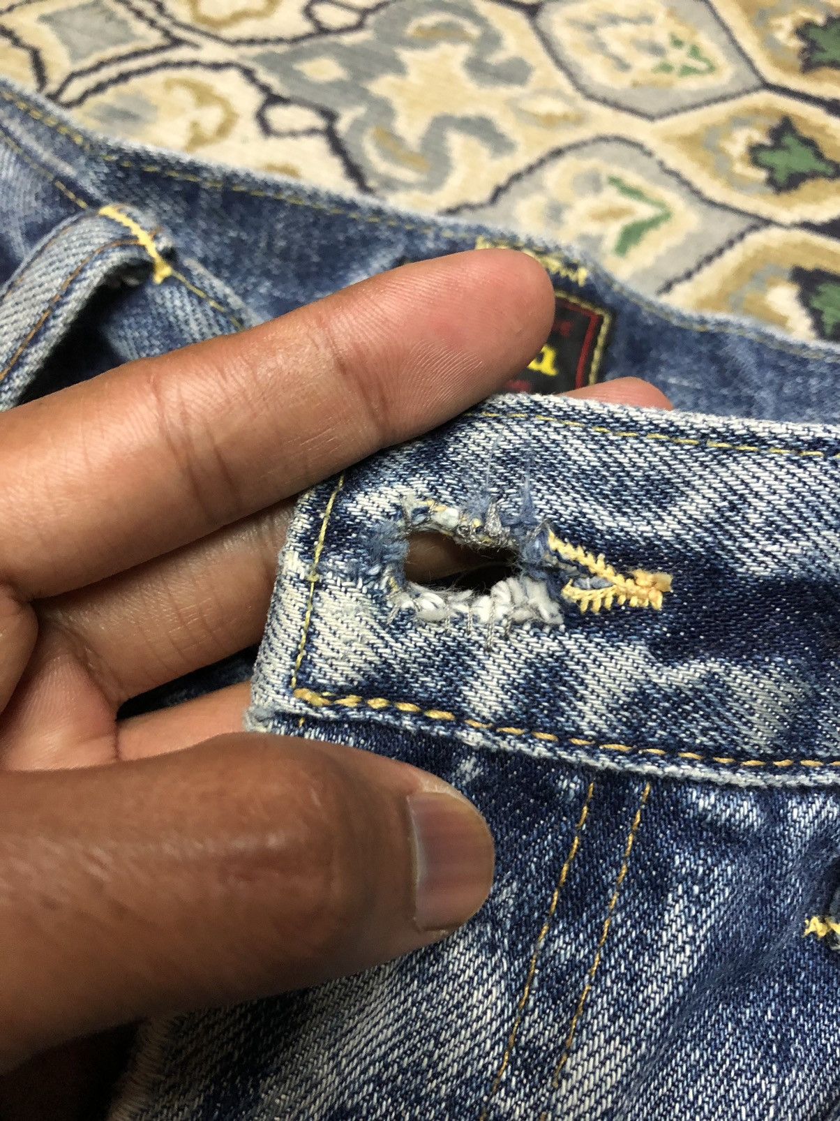 Japanese Brand STEAL‼️‼️RNA SYNDROME DISTRESSED DENIM Size US 31 - 4 Thumbnail