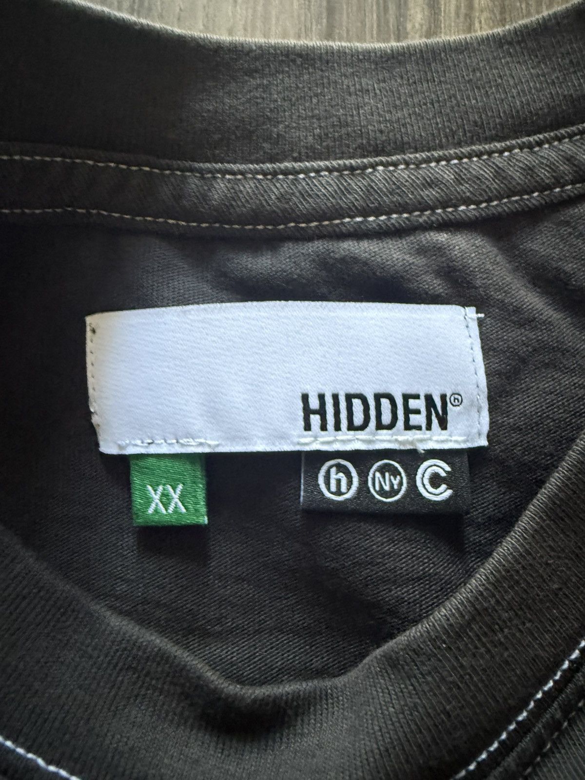 HIDDEN Hidden Hardware Contrast Pocket Tee Black 2XL Size US XXL / EU 58 / 5 - 3 Thumbnail