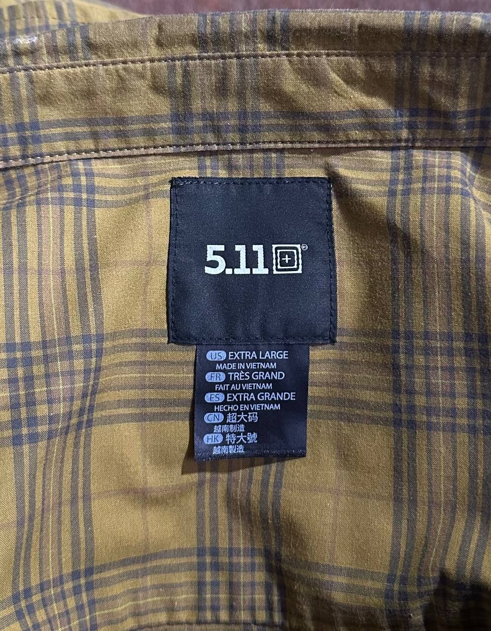 5.11 511 5.11 Tactical Shirt Snaps Button longSleeve Plaid Casual Size US XL / EU 56 / 4 - 11 Thumbnail