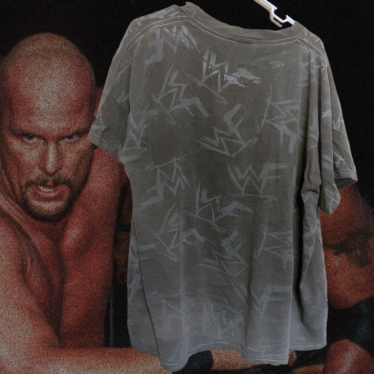 Vintage × WWE × WWF Vintage Stone Cold Steve Austin All over print Size US L / EU 52-54 / 3 - 2 Thumbnail