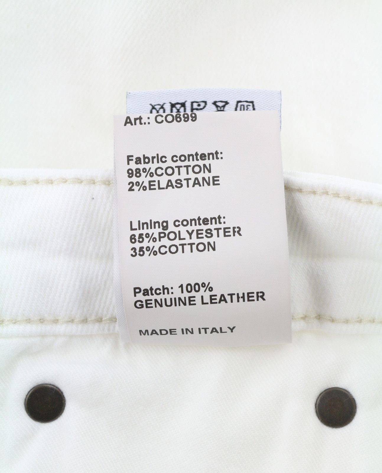 R13 JOAN CROPPED FLARE 24 Aerin White Stretch Jeans 89846 Size 24" / US 00 / IT 34 - 10 Thumbnail