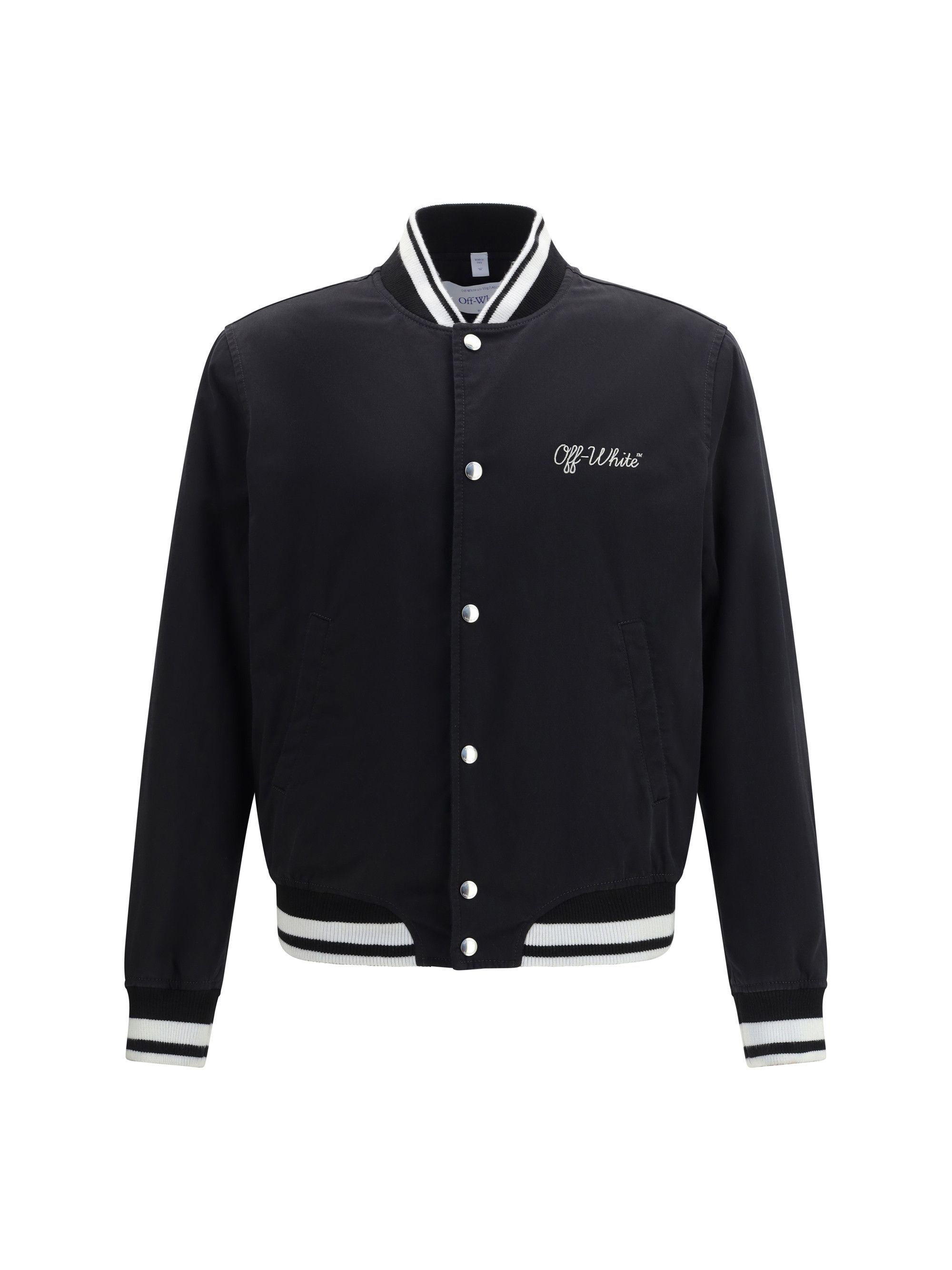 Off-White Script Cotgab Souvenir varsity Jacket Size US L / EU 52-54 / 3 - 1 Thumbnail