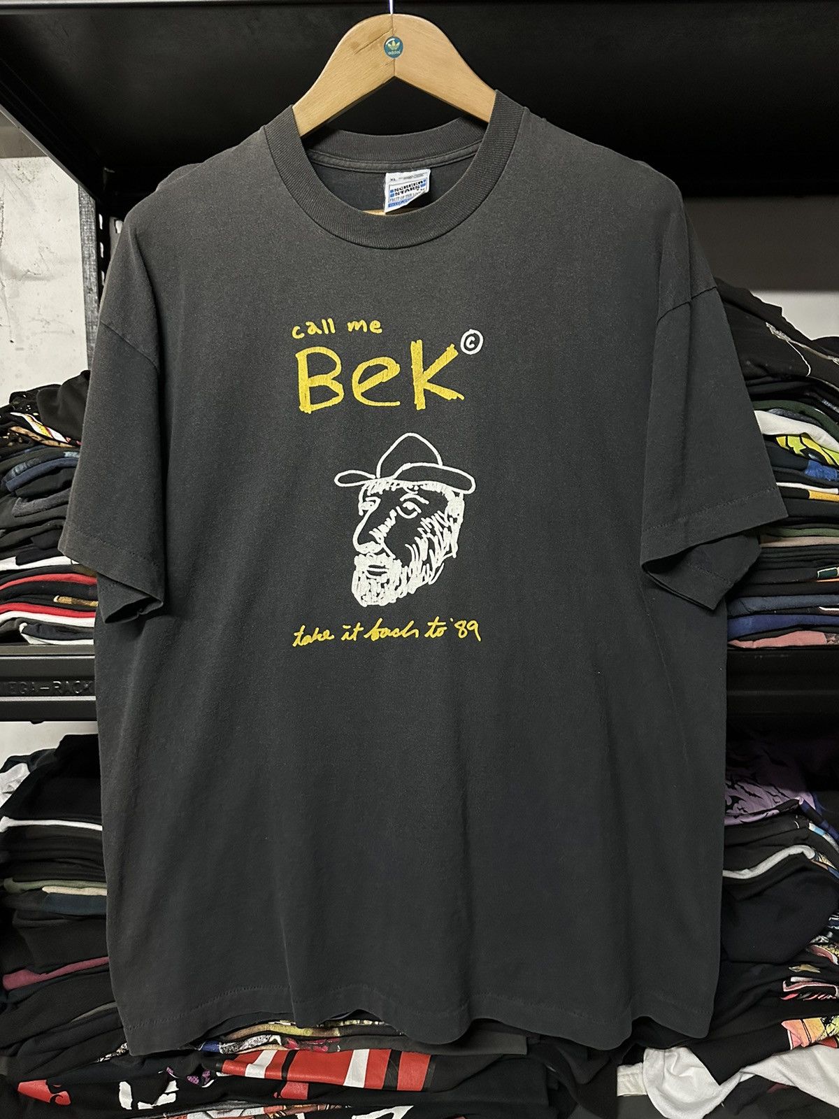 Band Tees × Vintage Vintage 90s Beck Band Call Me Bek Sun Faded Tee Size US XL / EU 56 / 4 - 1 Thumbnail