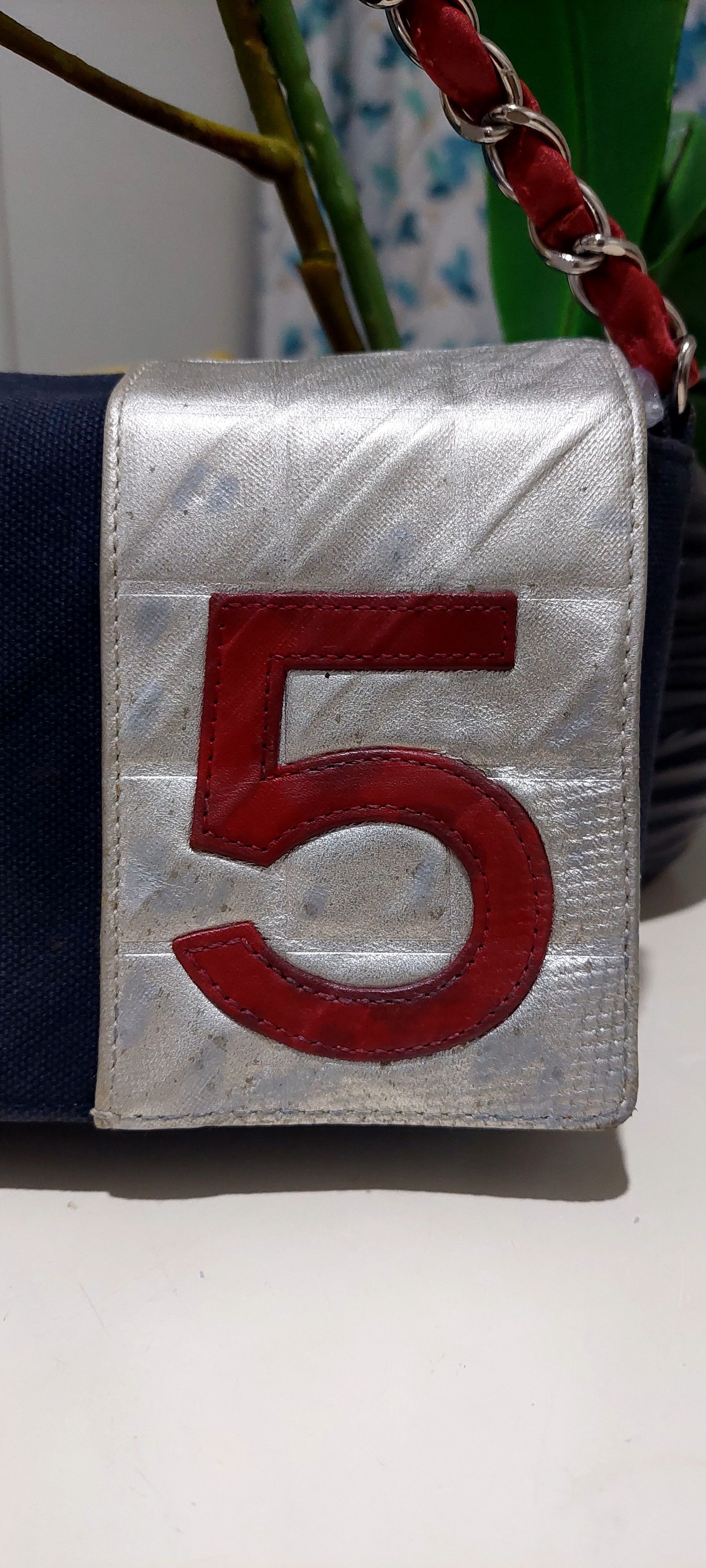 Chanel Chanel Number Five Denim Shoulder Size ONE SIZE - 2 Thumbnail