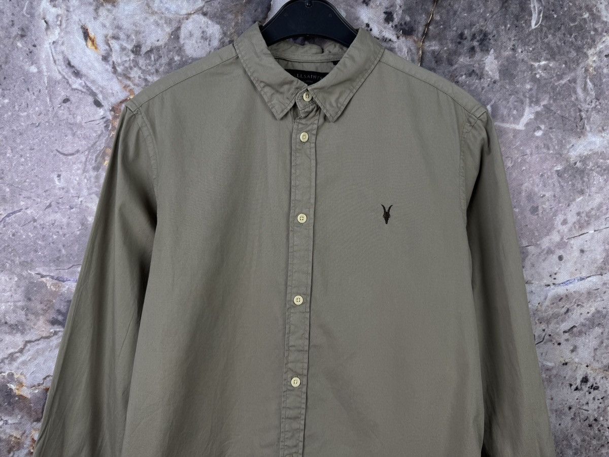 Allsaints Men’s Allsaints Remondo LS Shirt Button Up Size Medium Size US M / EU 48-50 / 2 - 3 Thumbnail