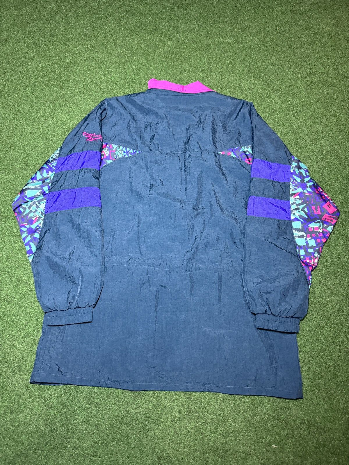Reebok Reebok Retro Vintage Windbreaker Large 24x31 90s Jacket Size L / US 10 / IT 46 - 5 Thumbnail