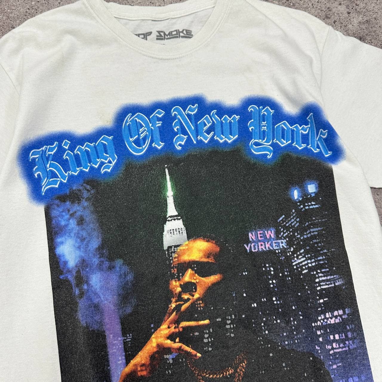 Rap Tees Pop Smoke King of New York rap tee y2k official og hype rare Size US M / EU 48-50 / 2 - 4 Thumbnail