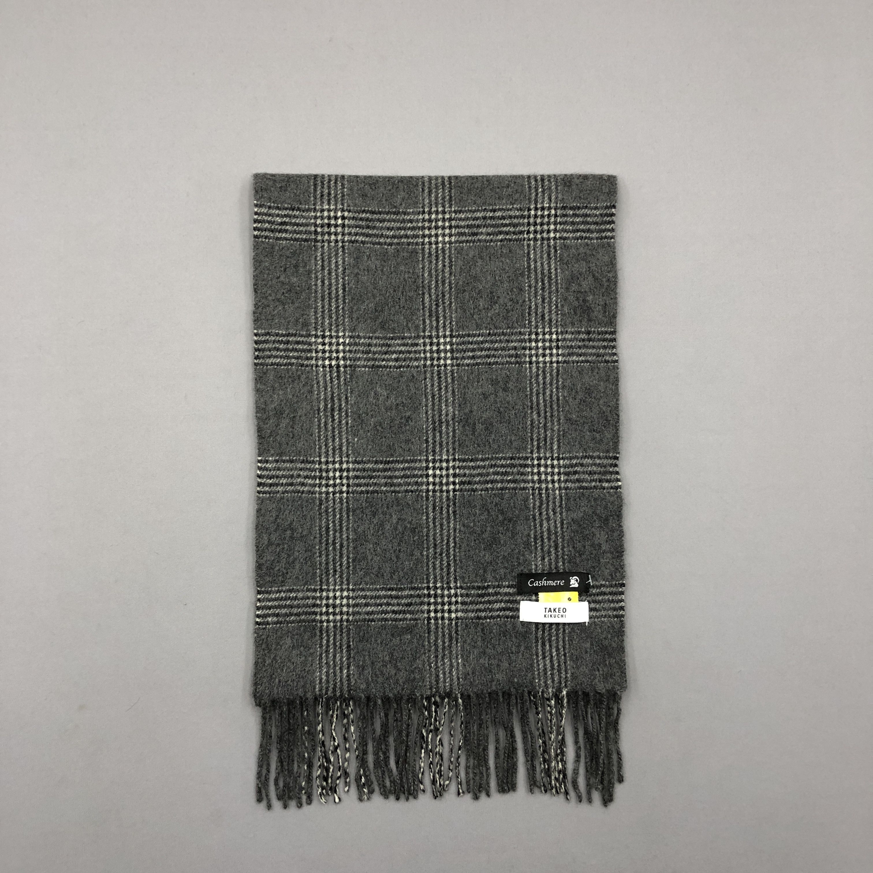 Japanese Brand Vintage Takeo Kikuchi Cashmere Scarf Japanese Wool Scarves Size ONE SIZE - 2 Thumbnail