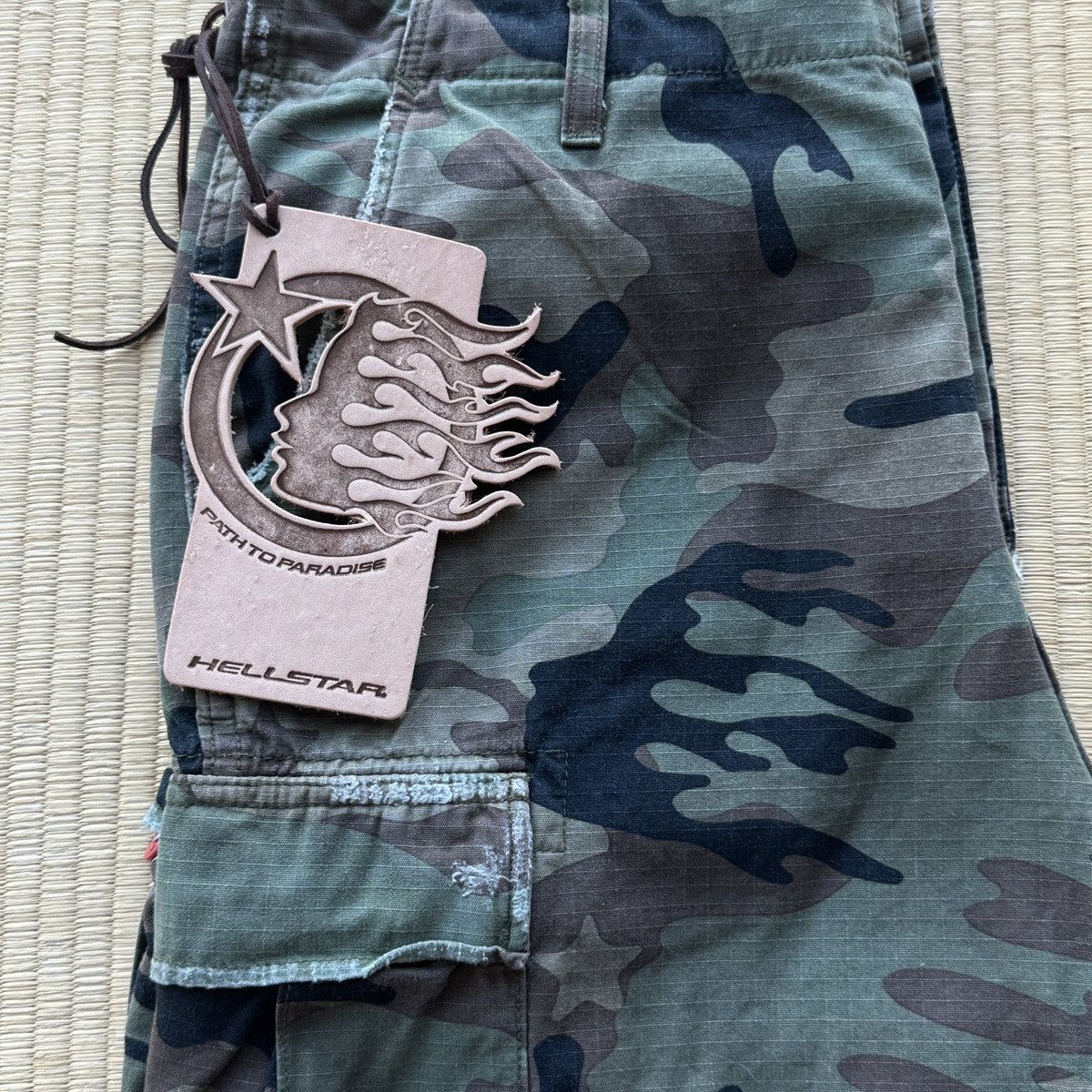 HELLSTAR Hellstar Cargo Pants in Camo Green Size US 32 / EU 48 - 6 Thumbnail