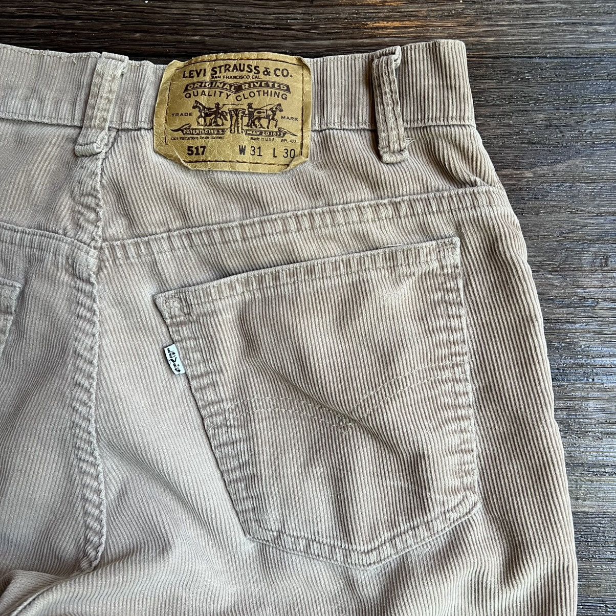 Levi's 1980s Levi’s 517 corduroy thrashed pants 29/30 Size US 29 - 14 Thumbnail