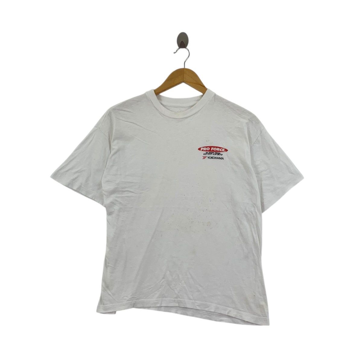 Vintage Vintage 90’ YOKOHAMA PRO FORCE Dump Truck Tee Shirt Top Size US S / EU 44-46 / 1 - 1 Thumbnail