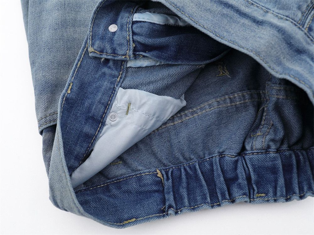 Japanese Brand × Jean Men's all-match loose casual washed jeans Size US 32 / EU 48 - 4 Thumbnail
