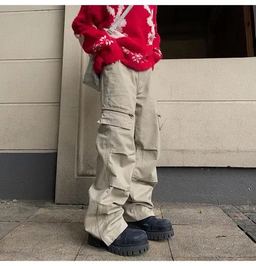 Vintage Isshiki x natsu Multi Packet Cargo Pants in Beige Size US 32 / EU 48 - 5 Thumbnail