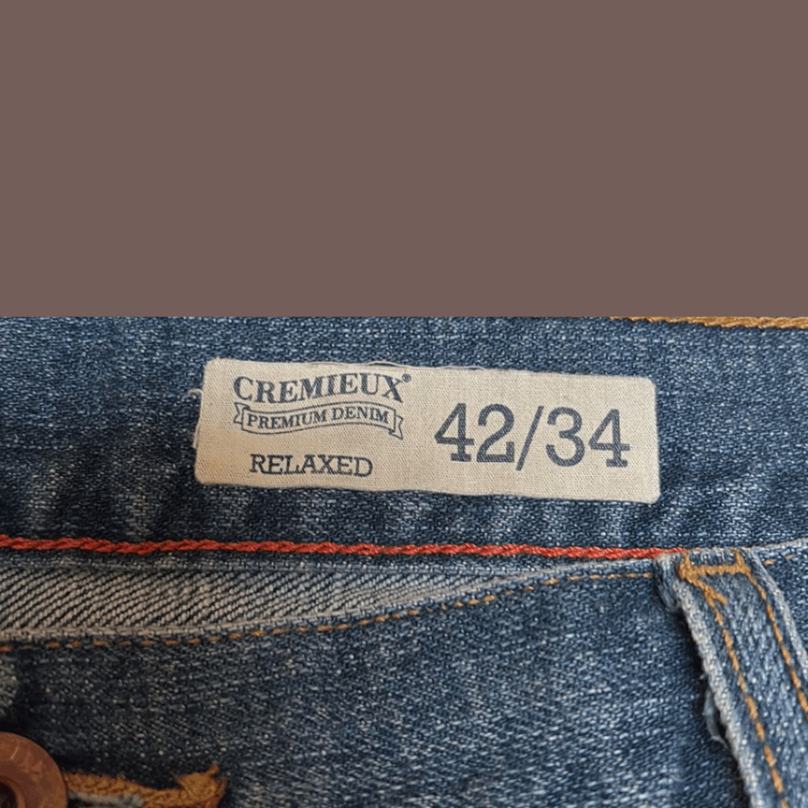 Cremieux VTG Baggy Jeans Cremieux Medium Wash Relaxed Fit Streetwear Size US 42 / EU 58 - 3 Thumbnail