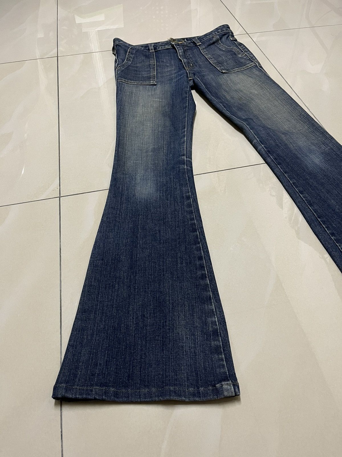 If Six Was Nine Flare Jeans distressed rusty ediconcious jeans bootcut F1 Size US 29 - 6 Thumbnail