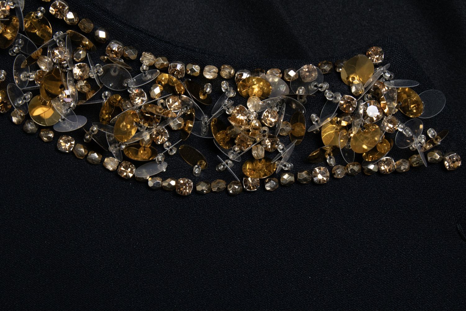 Miu Miu Miu Miu, black coat with sequins and crystal Size S / US 4 / IT 40 - 5 Thumbnail