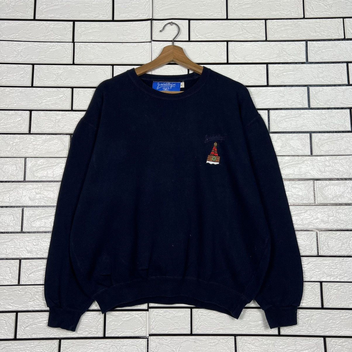 Jean Charles De Castelbajac JC DE CASTEBAJAC Small Logo Crewneck Sweatshirt #3948-C180 Size US S / EU 44-46 / 1 - 1 Thumbnail