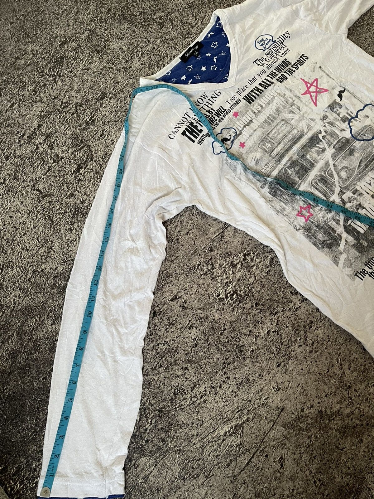 Japanese Brand Y2K Time Step doble layer Ifsixwasnine longsleeve Size US M / EU 48-50 / 2 - 9 Thumbnail