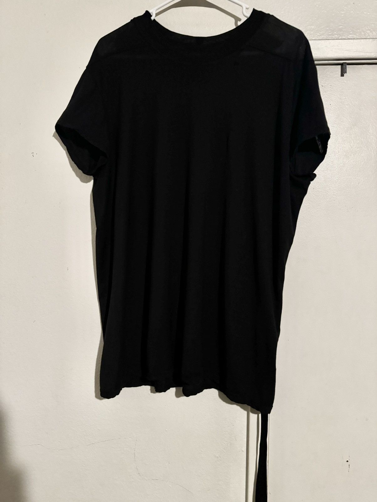 Rick Owens Rick Owen’s Short-Sleeved Tee Black Size US M / EU 48-50 / 2 - 1 Thumbnail