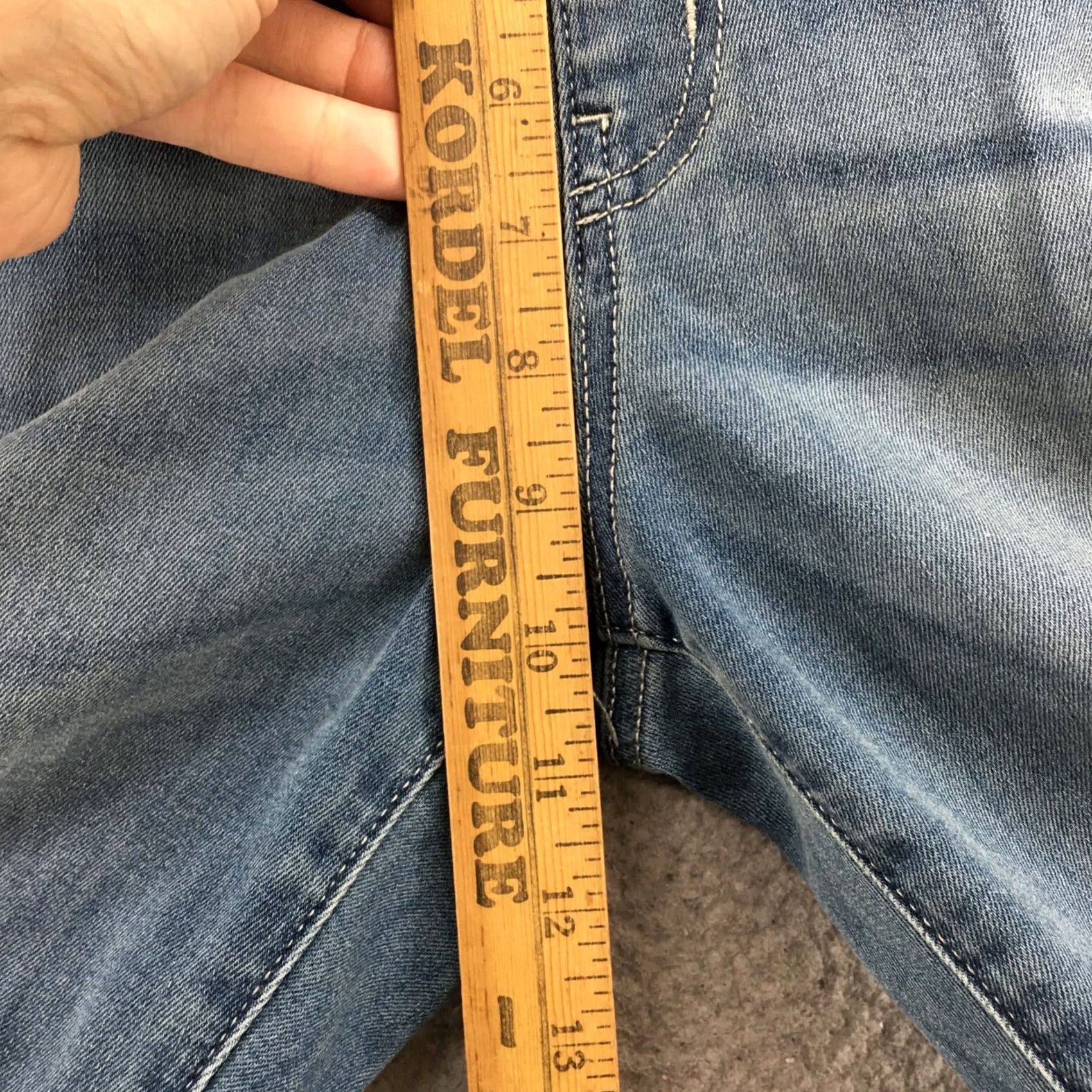 Essentials Amazon Essentials Jeans Womens 6 Short Blue Denim Mid Rise Jeggings Size 28" / US 6 / IT 42 - 6 Thumbnail