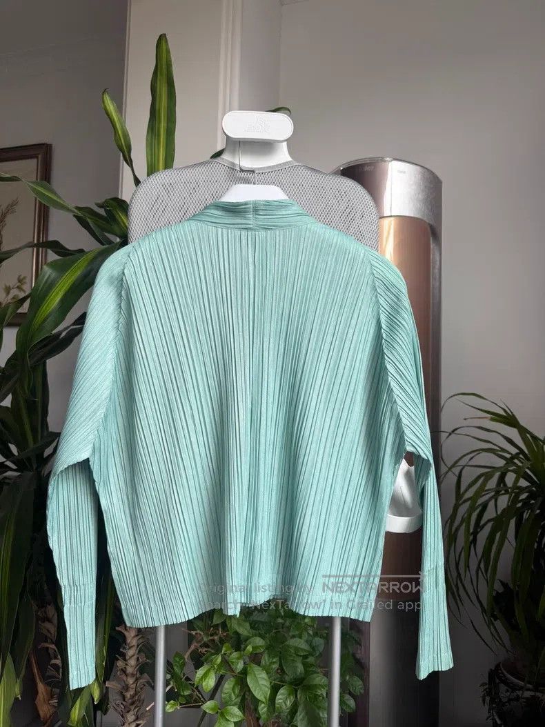 Issey Miyake Issey Miyake Mint Soft Cardigan Size L / US 10 / IT 46 - 6 Thumbnail
