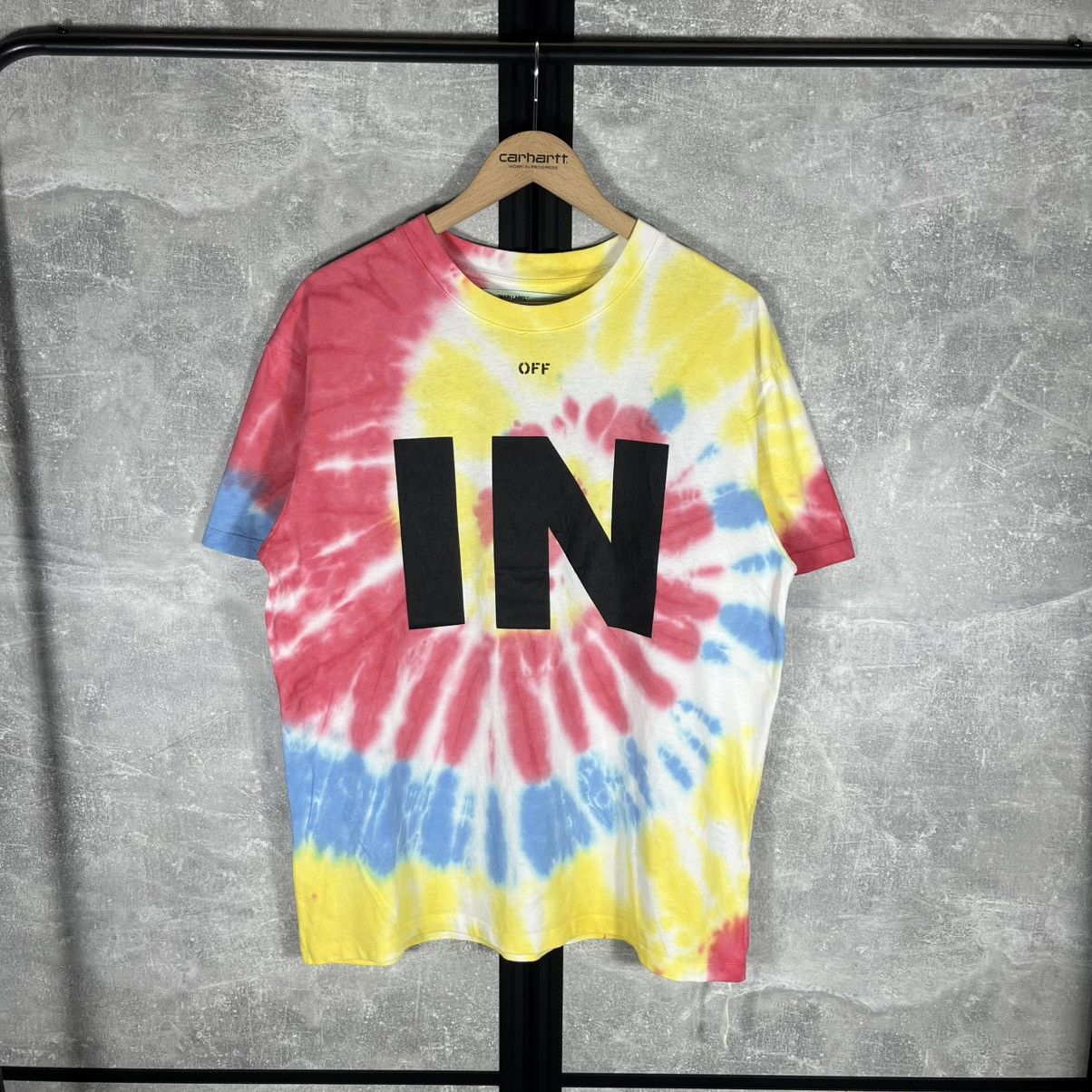 Off-White OFF WHITE x IN STYLE TIE DYE BIGLOGO TSHIRT TEE VIRGIL ABLOH Size US L / EU 52-54 / 3 - 3 Thumbnail