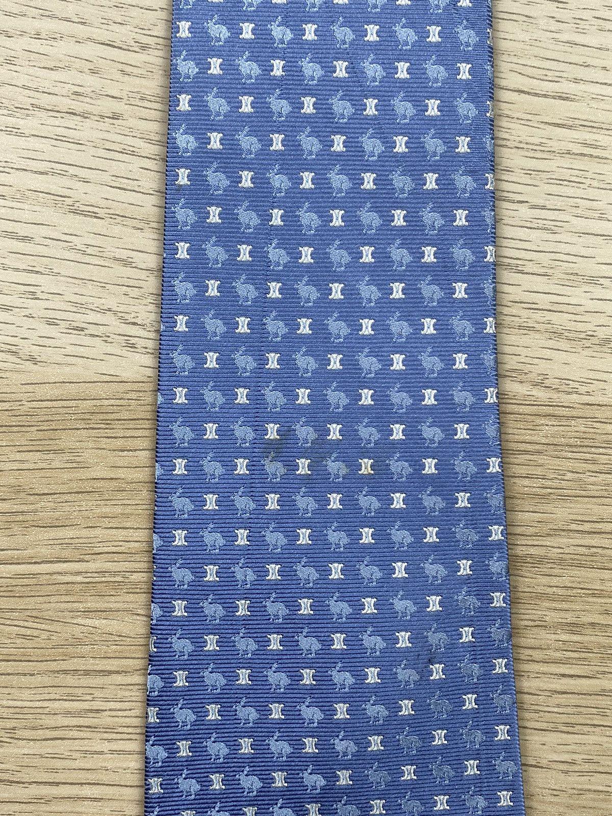 Celine Vintage Celine Silk Tie T70 Size ONE SIZE - 7 Thumbnail