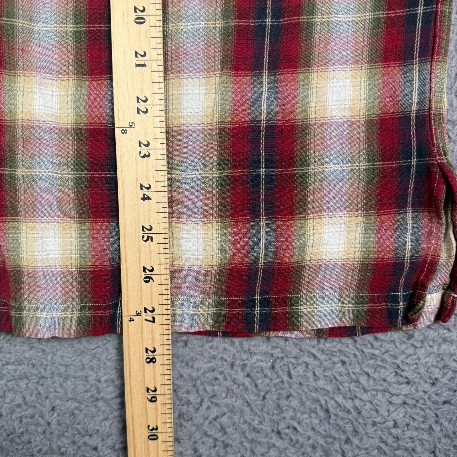 RRL Ralph Lauren × Ralph Lauren RRL Ralph Lauren Shirt Rayon Wool Loop Collar Shadow Plaid Size US M / EU 48-50 / 2 - 8 Thumbnail