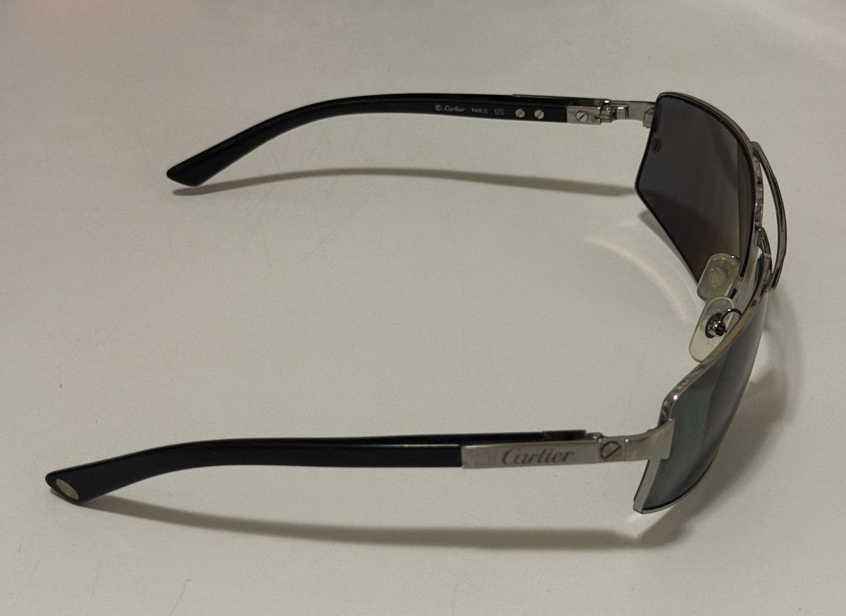 Cartier Cartier VINTAGE Rectangular Sunglasses Size 62-18-120 Size ONE SIZE - 3 Thumbnail