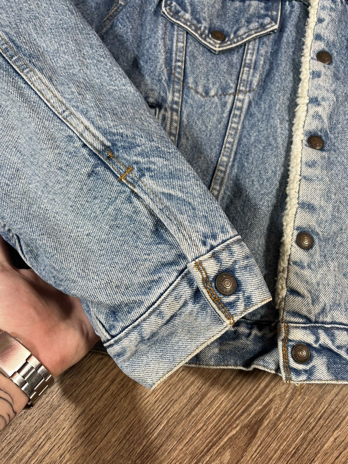 Levi's Vintage 70-80s Levi’s Sherpa Jacket – Made in USA Size US L / EU 52-54 / 3 - 17 Thumbnail