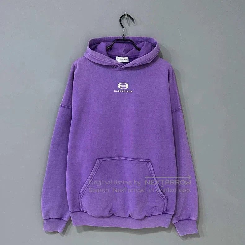 Balenciaga Balenciaga Double ring embroidered logo vintage hoodie. Size US L / EU 52-54 / 3 - 1 Thumbnail