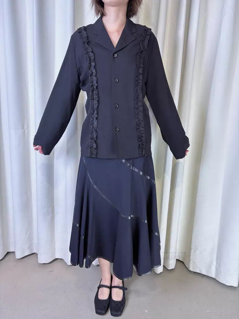Comme des Garcons Comme Des Garcons Lace Trimmed Shirt Size M / US 6-8 / IT 42-44 - 4 Thumbnail