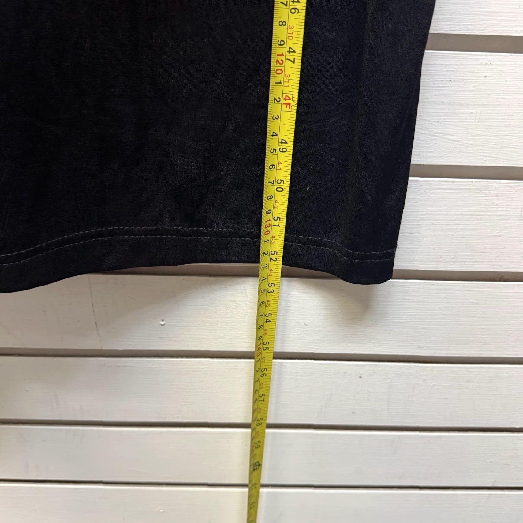 Vintage VINTAGE 90s Y2K Dress XL/1X Stretchy Semi Sheer Bodycon Goth Witchy Vampy Grunge Dress (Black) Womens 1X Maxi Long Sleeveless Pullover Size XL / US 12-14 / IT 48-50 - 3 Thumbnail