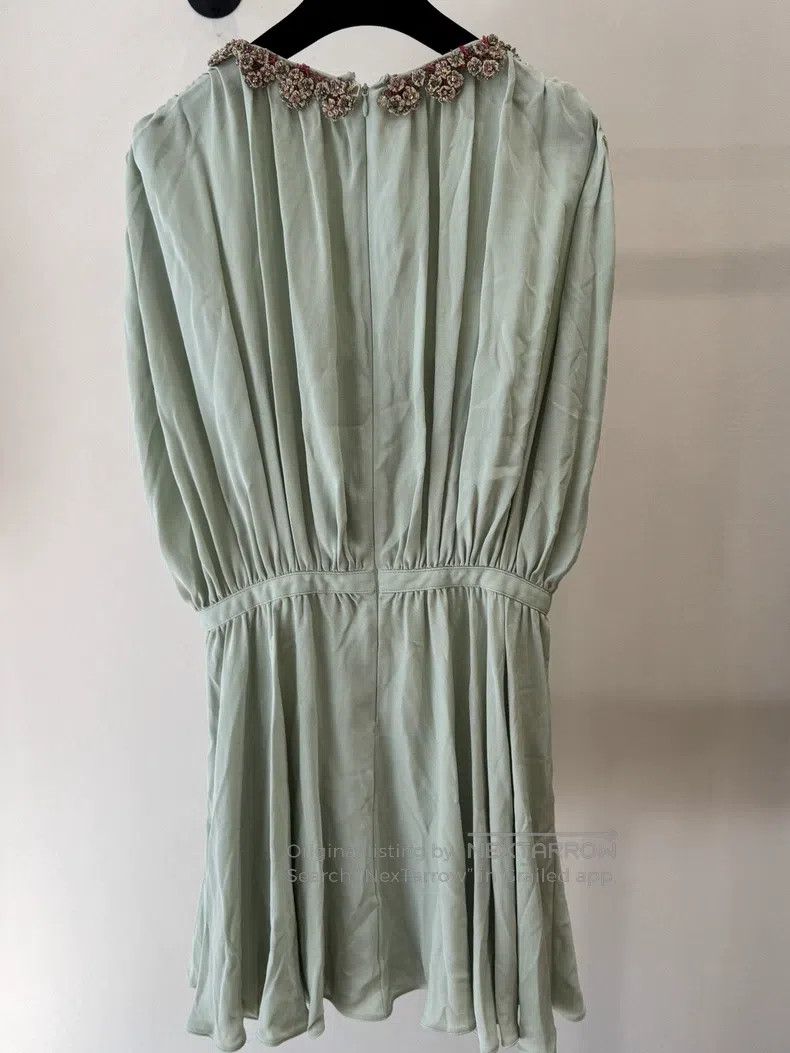 Valentino Valentino Green silk dress Size S / US 4 / IT 40 - 6 Thumbnail